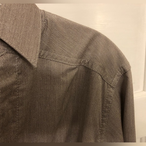 Never worn Byron Lars shimmery shirt dress 12 - Picture 3 of 4